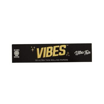 VIBES King Size Slim Ultra Thin Rolling Papers | Single Pack 