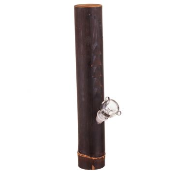 Bootube - Menehune Small Bamboo Bong with Tattoo Design