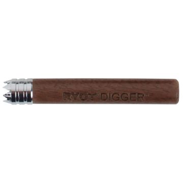 Ryot - Wooden One Hitter with Digger Tip - 2 inch - Walnut