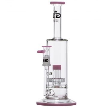 Grace Glass - Limited Edition Vapor Bong with Slit Diffuser Perc – Pink