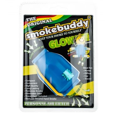 Smokebuddy Original Personal Air Filter | Glow in the Dark | Blue