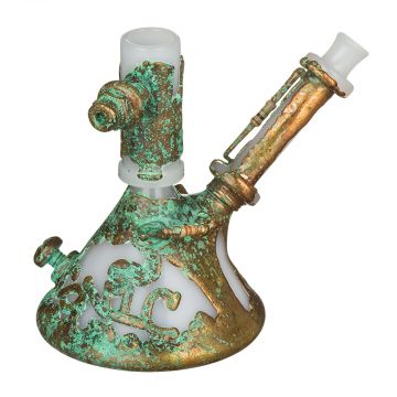 Grav Labs - Limited Edition White Glass Snic Hardware Rig with Patina Finish 