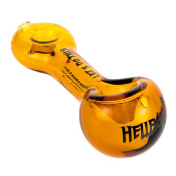 Hellboy Glass Spoon Pipe | Golden Army 