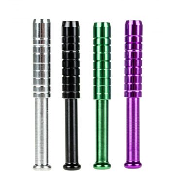 Metal Bat One-Hitter Pipe | 3 Inch - Comes in Random Color