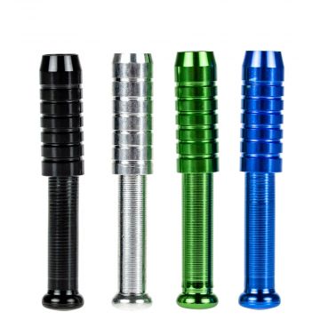 Metal Bat One-Hitter Pipe | 2 Inch - Comes in Random Color