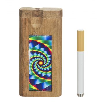 Doug's Dugout with Full Color Inlay - Fractal Vortex 