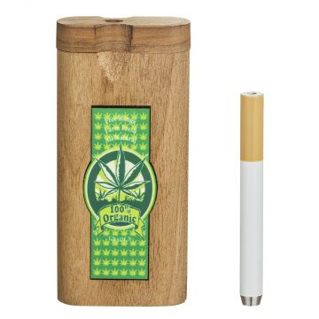 Spark 420 Doug's Dugout with Full Color Inlay - 100 Percent Organic Leaves 