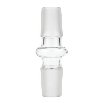 Clear Glass Adapter | Male 18.8mm > Male 18.8mm