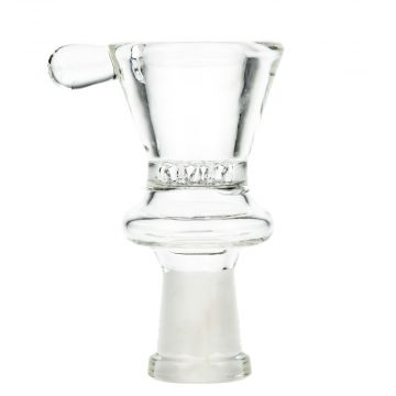 Glass Bowl with Honeycomb Screen | Clear | Female Joint | 10mm