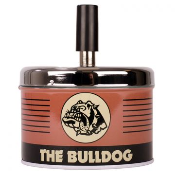 The Bulldog Retro Metal Spinner Ashtray 2.0 - Red