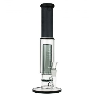 Glasscity Limited Edition Straight Turbine Disc Bong | Opaque Black