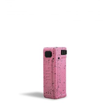 Wulf Mods UNI S Universal Cartridge Vaporizer | Pink Black Splatter | Side view 