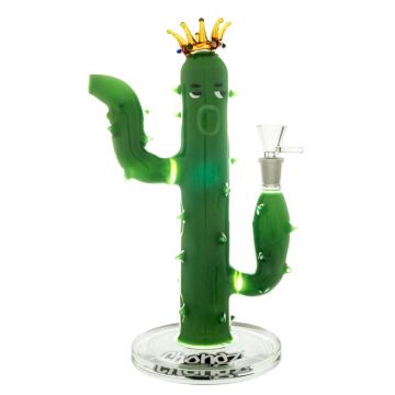 Chongz Straight Cactus Mike Glass Bong | 12 Inch