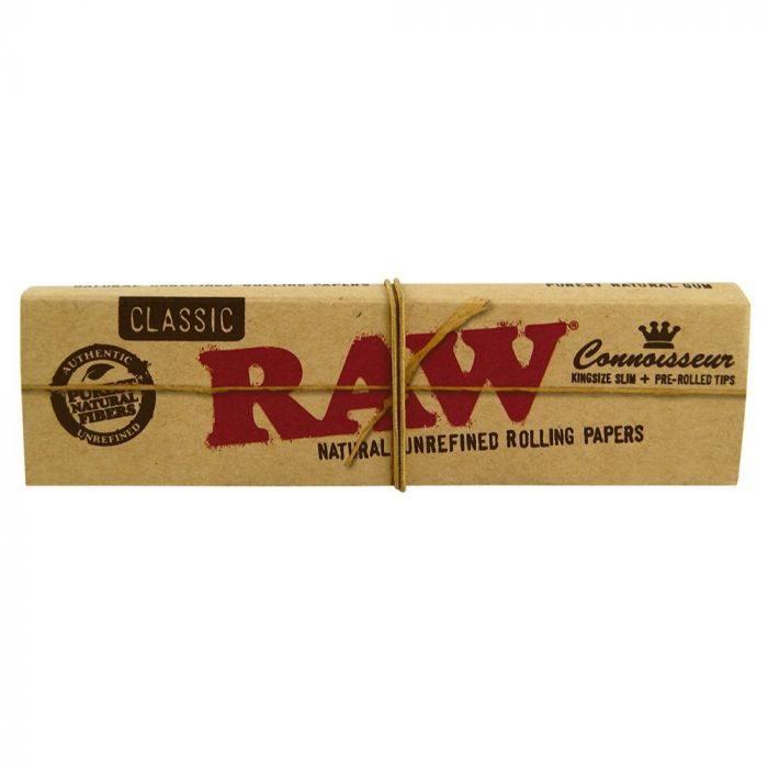 RAW Connoisseur King Size Slim Rolling Papers with Pre-Rolled Filter Tips main product photo