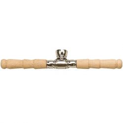 Wood pipe for two