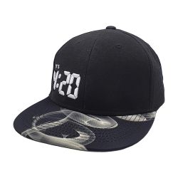 Lauren Rose 420 Digital White Fire Snapback | side view 1