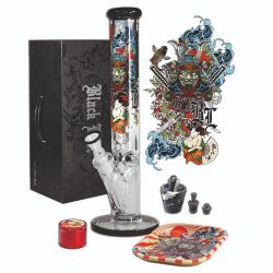 Black Leaf Ronin and Geisha Ice Bong Box Set | Complete