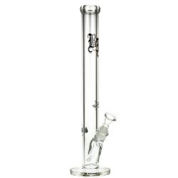Black Leaf 9mm Straight Bong | 50 cm - Side View 1