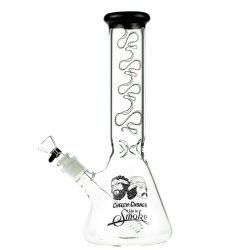 Cheech & Chong’s Up in Smoke Beaker Ice Bong | 12 inch - Side View 1