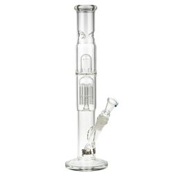 Black Leaf ELITE Cylinder 6-arm Perc Ice Bong | No Carb Hole - Side View 1